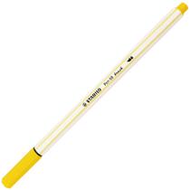Caneta Stabilo Pen 68 Brush 44 Amarelo