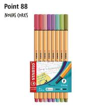 Caneta Stabilo Point 88 0.4 Kit C/8 Novas Cores