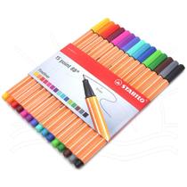 Caneta Stabilo Point 88 - Estojo c/ 15