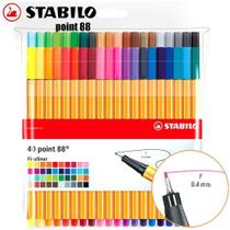 Caneta Stabilo Point 88 - Estojo c/ 40