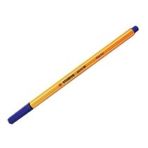 Caneta Stabilo Point -88 Fine 0.4Mm Azul Escuro - Caneta Stabilo Point -88 Fine 0.4Mm Azul Escuro -