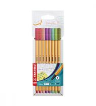 Caneta Stabilo Point 88 Fineliner 0.4mm - 8 Cores