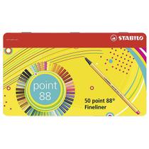 Caneta Stabilo Point 88 Fineliner 0,4mm 8850-6 C/50 unidades