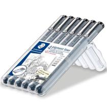 Caneta Staedtler Pigment Liner c/6 Caneta Staedtler Pigment Liner c/6