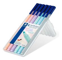 Caneta Staedtler Triplus Color 6 Cores Pastel