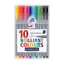 Caneta Staedtler Triplus Fineliner 10 Cores