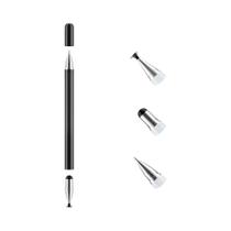 Caneta Stylus 3 Em 1 Para iPad, Tablet Xiaomi, Smartphone, Apple Pencil, iOS, Android, Desenho
