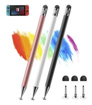 Caneta Stylus Kenkor 3 unidades 2 em 1 Alta Precisão para Touch