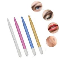 Caneta Tebori Micropigmentação De Alumínio Esterilizável