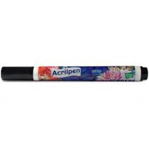 Caneta tecido Preto Acrilex Caneta tecido Preto Acrilex