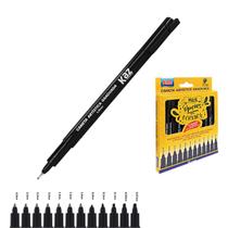 Caneta Técnica Artistica Com 12 Pontas Lettering Desenhos 795231 KAZAN