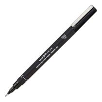 Caneta Técnica Nanquim UNI PIN Fine Line Mitsubishi Ponta Nanquim Preta à Prova dÁgua para Desenho Técnico e Artístico
