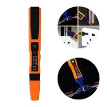 Caneta Teste Chave Detector de Tensão Elétrica Portátil com Luz e Alarme Sonoro