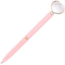 Caneta tinta preta Coração Diamante Coral Candy Molin