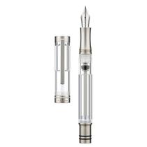 Caneta-tinteiro Asvine V200 Titanium com enchimento a vácuo