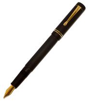 Caneta Tinteiro Click Renaissance Ebonite Carbon Preta Gt