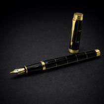 Caneta tinteiro executiva metal ponta fina 0,5mm luxo gn2704 Caneta tinteiro executiva metal ponta fina 0,5mm luxo gn2704