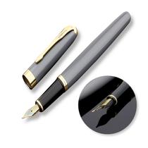 Caneta Tinteiro Executiva Premium Pena Ponta Reta Fine Nib Luxo Ouro Escritório