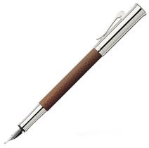 Caneta Tinteiro Graf Faber-Castell Guilloche Conhaque 18K B