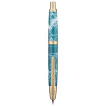 Caneta-tinteiro Jinhao 10 Press Marble Blue Medium Nib com caixa Caneta-tinteiro Jinhao 10 Press Marble Blue Medium Nib com caixa