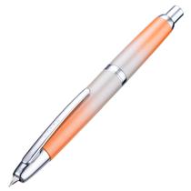 Caneta-tinteiro Jinhao 10 sem tampa com caixa gradiente laranja claro