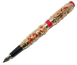 Caneta Tinteiro Jinhao 80 Luxury Antique Gold Caneta Tinteiro Jinhao 80 Luxury Antique Gold
