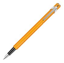 Caneta Tinteiro Luxo Caran Dache 849 Pena M Laranja Fluo Caneta Tinteiro Luxo Caran Dache 849 Pena M Laranja Fluo