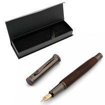 Caneta tinteiro metal pena 0,5mm presente luxo com caixa Caneta tinteiro metal pena 0,5mm presente luxo com caixa