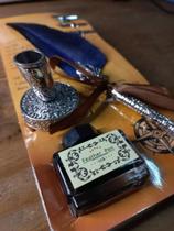 Caneta Tinteiro Pena Azul Sem Caixa