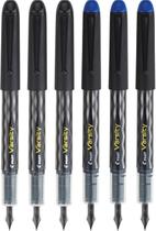 Caneta-tinteiro PILOT Varsity ponta média 1 mm, pacote com 6