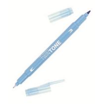 Caneta Tombow Twin Tone Dual Tip Azul Ceu Claro