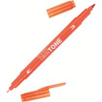 Caneta Tombow Twin Tone Dual Tip Cenoura