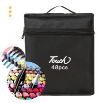 Caneta Touch 48 Cores Artístico Profissional Ideal Para Colorir