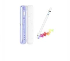 Caneta Touch Recarregável Pencil + Estojo Protetor Porta Caneta Para Tablet Amazon Fire HD 10 2021