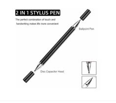 Caneta Touch Stylus Ponta Dupla Para Tablet Tcl Tab10 Gen2 10.4