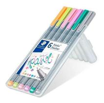 Caneta Triplus Fineliner Pastel Staedtler 0.3