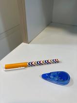 Caneta Tris Happy + Fita Corretiva Caneta Tris Happy + Fita Corretiva
