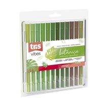 Caneta Tris Sketch Vibes Ponta Dupla 12 Cores Botânica 610832