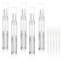 Caneta Twist UPZIGS Transparente 5ml - Aplicador de Óleo de Cutícula (x5)