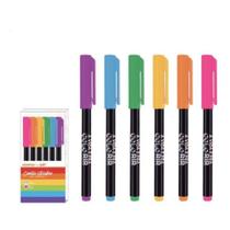 Caneta Ultrafine Pixel Fineliner Newpen By Uatt Estojo com 6 Cores Caneta Ultrafine Pixel Fineliner Newpen By Uatt Estojo com 6 Cores