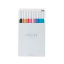 Caneta Uni-Ball Emott Ever Fine 0.4mm 10 cores Pastel