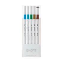 Caneta Uni-Ball Emott Ever Fine 0.4mm 5 Cores Island Colors