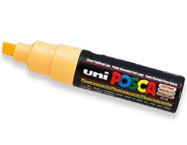Caneta Uni-Ball Posca Pc-8K - Laranja Claro Fluorescente