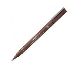 Caneta uni pin br-200 sepia brush - ref 56.1403