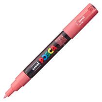 Caneta Uni Posca Pc 1m Rosa Coral Uniball