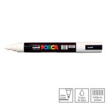 Caneta Uni Posca Pc-5M 1.8-2.5Mm Branco Uniball Caneta Uni Posca Pc-5M 1.8-2.5Mm Branco Uniball