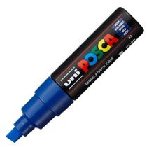 Caneta Uni Posca Pc 8k Azul Uniball