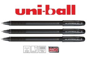 Caneta Uniball Jetstream 1.0mm Sx-101 Preta Kit C/3 Unidades Caneta Uniball Jetstream 1.0mm Sx-101 Preta Kit C/3 Unidades