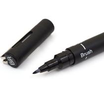 Caneta uniball nankim uni pin brush preto -56.1400