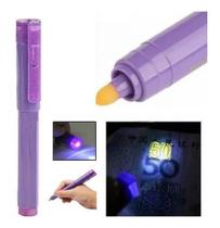 Caneta Uv Lanterna identifica notas cédulas Dinheiro Falso Caneta Uv Lanterna identifica notas cédulas Dinheiro Falso